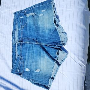 Levi's High Rise jean shorts